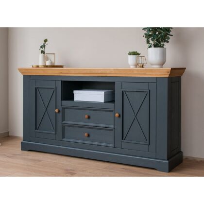 Комод Форест Графит с нишей, 2 дверьми и 2 ящиками