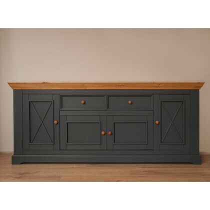 Комод Форест Графит 4 двери и 2 ящика