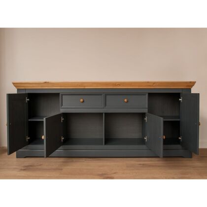 Комод Форест Графит 4 двери и 2 ящика