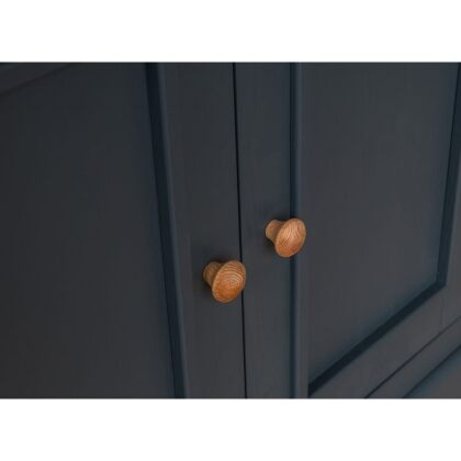 Шкаф для посуды Форест Графит (широкий) 4 двери и 1 ящик