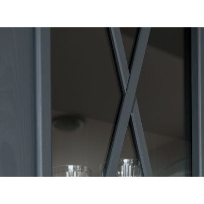 Шкаф для посуды Форест Графит (широкий) 4 двери и 1 ящик