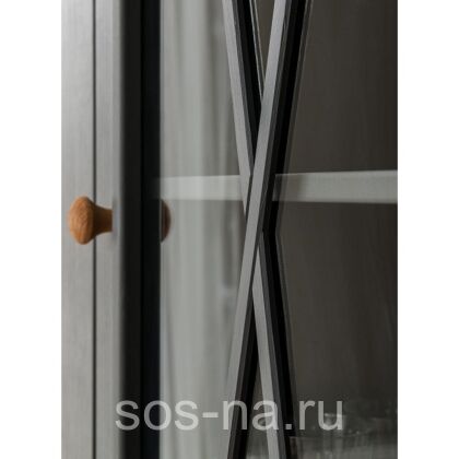 Шкаф для посуды Форест Графит (узкий) 1 дверь и 2 ящика