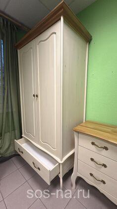 Шкаф 2х дверный Лебо комби (образец)