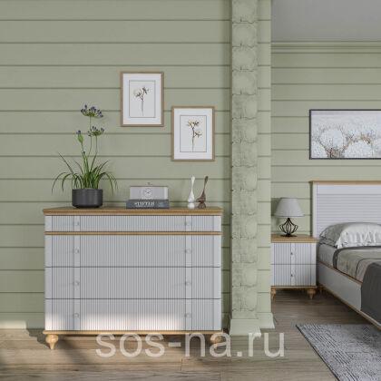 Прикроватная тумба Рандеву 02 из массива сосны