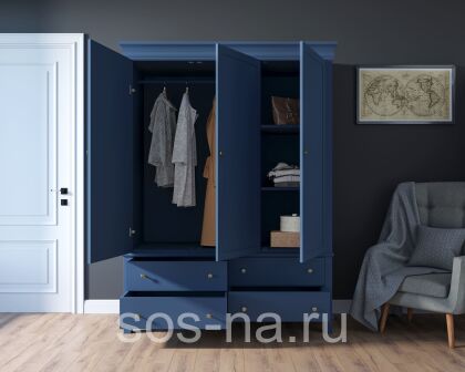 Шкаф трехстворчатый "Jules Verne" JV27/3ETGB