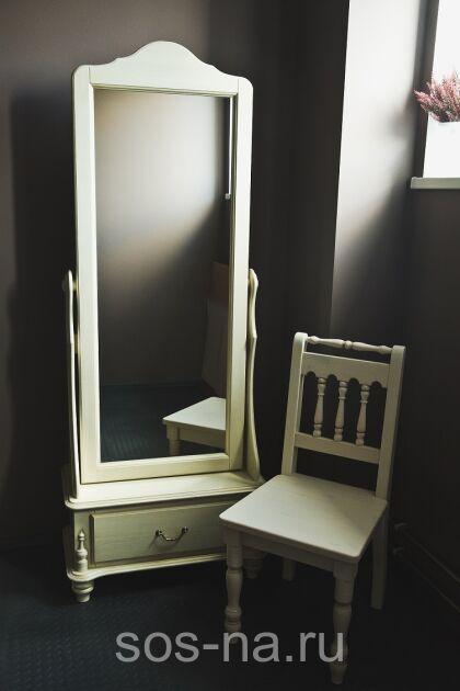 Тумба "Скандия" с зеркалом поворотным