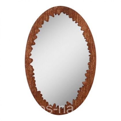 Зеркало овальное "Дубовая кора"