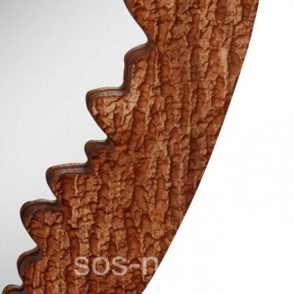 Зеркало овальное "Дубовая кора"