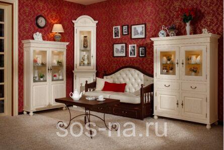 Сервант угловой Валенсия 2-80