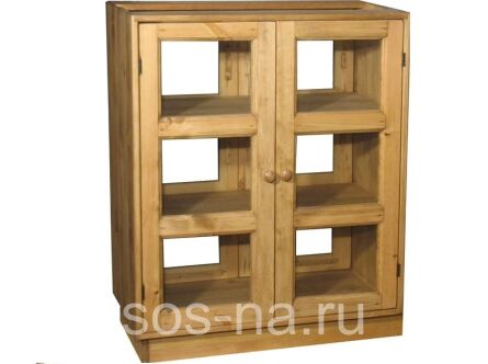 Шкаф-стол 80 двери с 2х сторон ПЛ 30 (вощение)