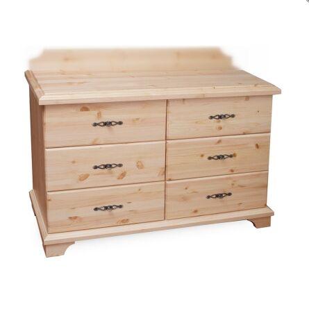 Комод 6 ящ (без короны) Брусно-М