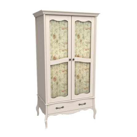 Шкаф Лебо 2х дв. со стекл. дверями