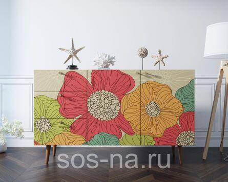 Комод "Berber" с двумя дверками и ящиками BB17