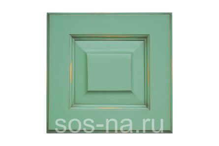 Фисташка с коричневой патиной(эмали)