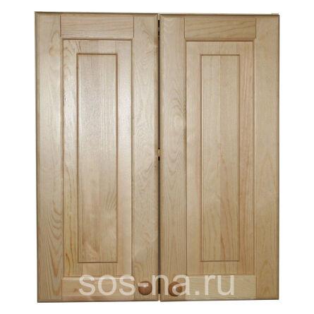 Шкаф навесной 80 (2 двери, дерево) Скайда-2