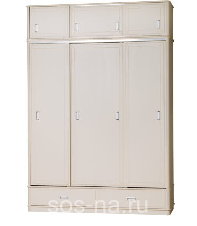 Шкаф-купе Бетти 3-ств №2 с антресолью