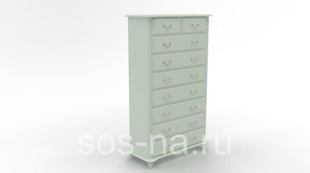 Комод 9 ящиков Скандия