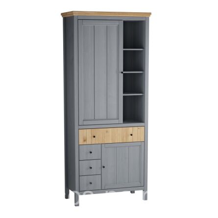 Шкаф для посуды Сканди (2 глухие двери и ящики)