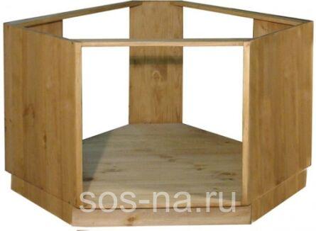 Шкаф-стол угловой под плиту ПЛ 39