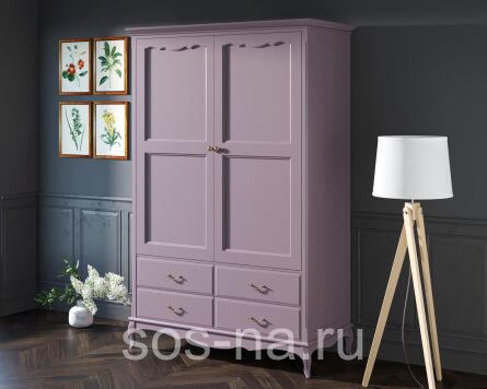 Шкаф "Leontina" 2 двери + 4 ящика