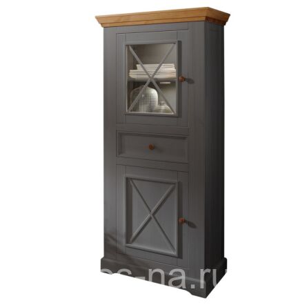 Шкаф для посуды Форест Графит (низкий) 2 двери и 1 ящик