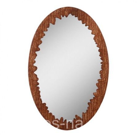 Зеркало овальное "Дубовая кора"