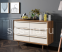 Комод "Bruni white" с шестью ящиками BR05WH