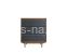 Комод "Bruni Black" на три ящика