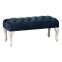 Банкетка "Дорсет" велюр сапфировый